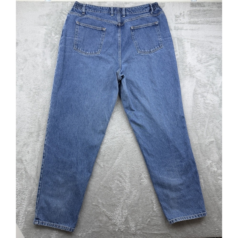 L.L. Bean Women's Size 20 Medium/Tall Jeans Original Fit Relaxed Comfort Waist - Picture 2 of 10